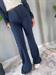 completo giacca doppio petto blu reverve lucido con pantalone zampa