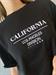  T-Shirt nera in cotone rocamo california