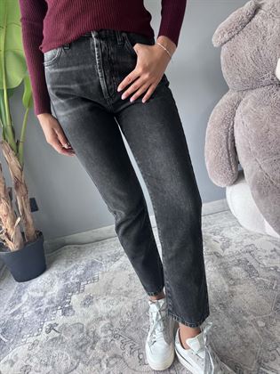 jeans sigaretta dritto capri nero delave