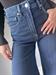 jeans stretch modello zampa colore blue