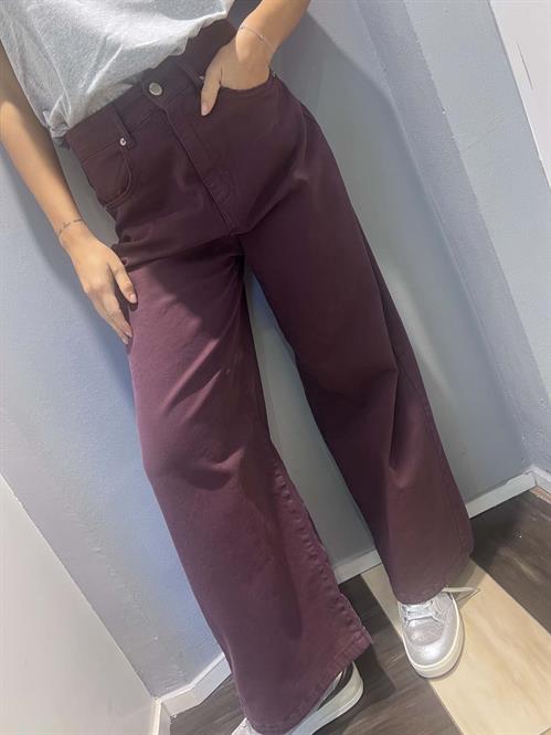 pantalone modello giusy bordeaux