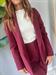 giacca blazer bordeaux