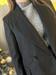 blazer nero gessato lurex dopiopetto