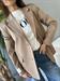  Blazer beige sabbia con spalline vestibilita morbida