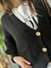 cardigan bottoni nero con taschine