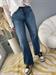 Jeans wide leg lavaggio blue medio tela elasticizzata