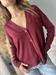 cardigan bottoni morbido colore burgundy