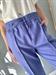 Pantalone elastico in vita blu carta da zucchero
