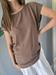  T-Shirt casacca marrone cacao